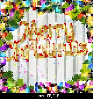 Scheda di Natale. EPS 10 Illustrazione Vettoriale