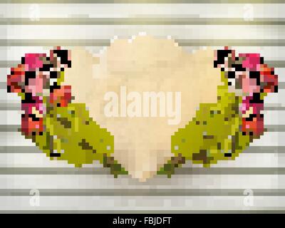 Bel bouquet di rose. EPS 10 Illustrazione Vettoriale