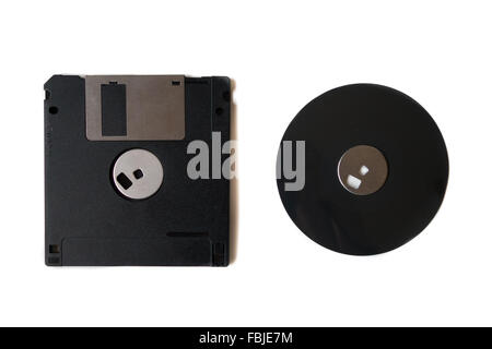 Computer floppy disk supporto di memorizzazione magnetico Foto Stock