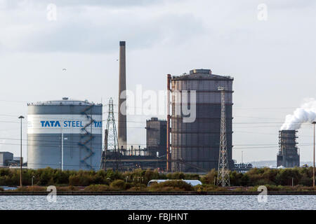 TATA Steel Works, Port Talbot impianto, Wales, Regno Unito. L'Indiano-società di proprietà saranno tagliati 750 posti di lavoro presso la sua Port Talbot impianto in Galles