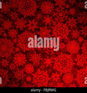 Seamless profondo rosso texture di natale pattern. EPS 8 Illustrazione Vettoriale