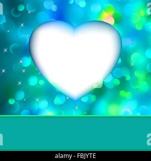 Blu romantico astratto con le stelle. EPS 8 Illustrazione Vettoriale