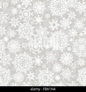 Natale pattern senza soluzione di continuità il simbolo del fiocco di neve. EPS 8 Illustrazione Vettoriale
