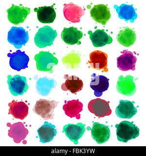 Bolle per il parlato (senza una trasparenza). Illustrazione Vettoriale