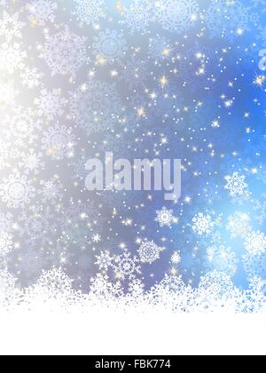 Blu sullo sfondo di Natale. EPS 8 Illustrazione Vettoriale