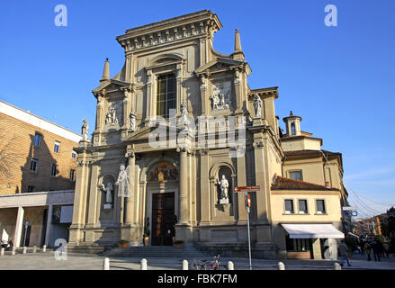 La chiesa di San Bartolomeo (Chiesa di San Bartolomeo) a Bergamo, Italia Foto Stock