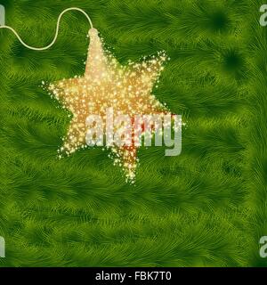 Sfondo di natale con albero di natale. EPS 8 Illustrazione Vettoriale