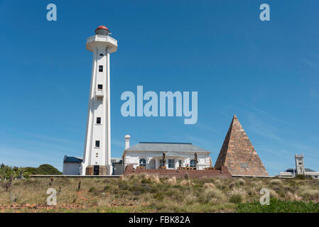 Faro e piramide sul Donkin Riserva, Port Elizabeth Nelson Mandela Bay comune, Eastern Cape Province, Sud Africa Foto Stock