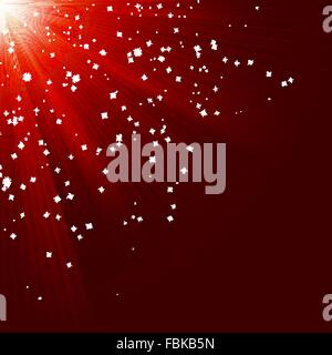 Grande natale texture con stelle lucenti. EPS 10 Illustrazione Vettoriale