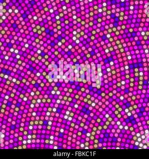 Abstract arrotondati punti di pixel mosaico. EPS 8 Illustrazione Vettoriale