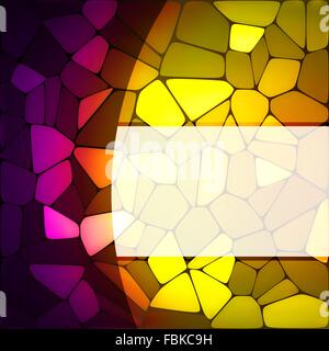 Il vetro macchiato Design modello. EPS 8 Illustrazione Vettoriale