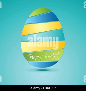 Uovo colorato sfondo astratto. Pasqua vector graphic design Illustrazione Vettoriale