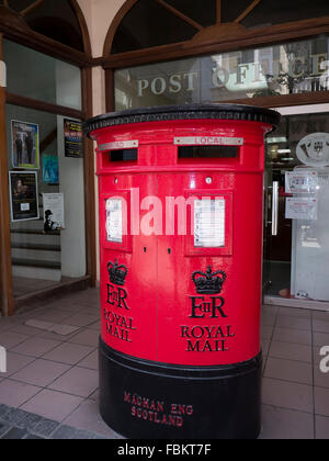 Ufficio postale sulla Rocca di Gibilterra all'ingresso del Mare Mediterraneo Foto Stock