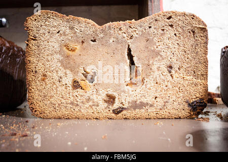 Un tipo di pane alsaziano. Riquewihr, in Alsazia. Francia Foto Stock