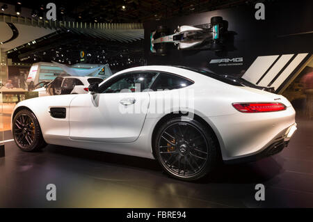 Mercedes-Benz AMG GT S al North American International Auto Show di Detroit 2016. Foto Stock