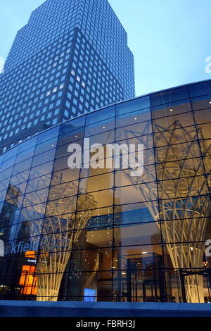 Brookfield ingresso posto nella parte inferiore di Manhattan's Battery Park City, NYC New York Foto Stock