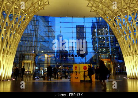 Brookfield ingresso posto nella parte inferiore di Manhattan's Battery Park City, NYC New York Foto Stock