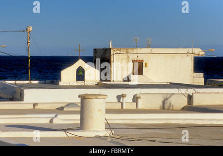 La Isleta del Moro. È un villaggio di pescatori.dettaglio della casa. Cabo de Gata-Nijar parco naturale. Riserva della Biosfera, provincia di Almeria, Foto Stock