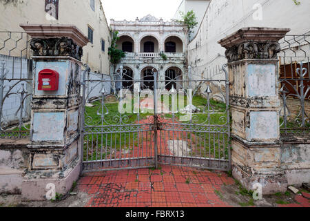 Strade di Malacca, dicembre 2015. Malaysia. Foto Stock