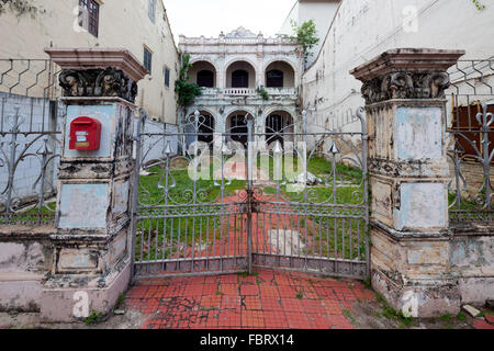 Strade di Malacca, dicembre 2015. Malaysia. Foto Stock