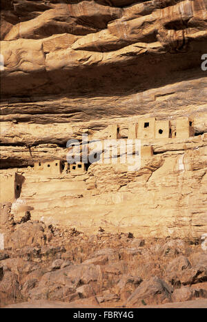 Rocce La Falaise de Bandiagara in Mali, Westafrica Foto Stock