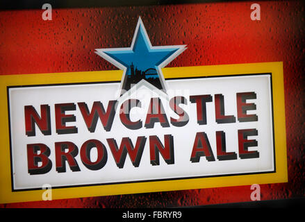 Markenname: 'Newcastle Brown Ale', Berlino. Foto Stock