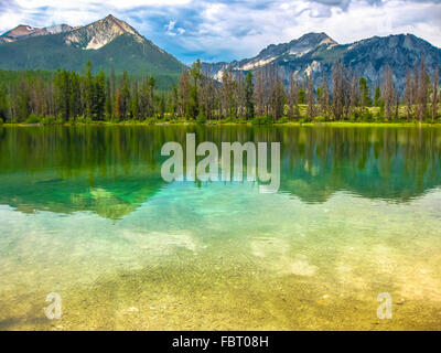 Alice Lago Idaho Foto Stock