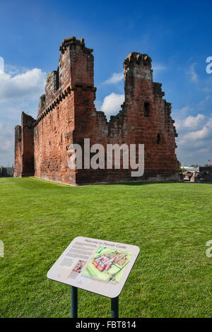 Il castello di Penrith, Cumbria, Inghilterra del Nord, Regno Unito Foto Stock