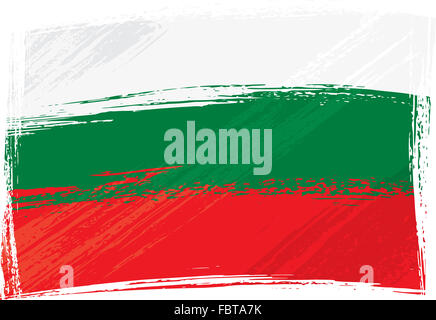 Grunge bandiera Bulgaria Foto Stock