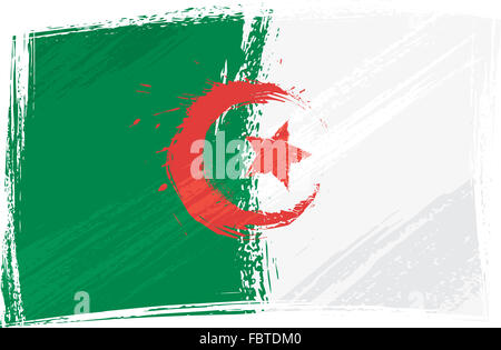 Grunge Algeria bandiera Foto Stock