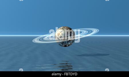 Saturno Foto Stock