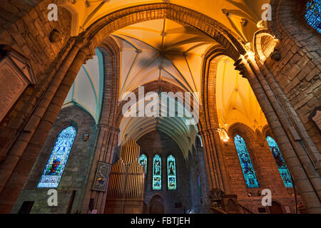 Interno, Dornoch Cathedral, Sutherland, Highlands, Scotland, Regno Unito Foto Stock