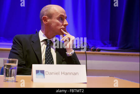 Il deputato conservatore Daniel Hannan Foto Stock