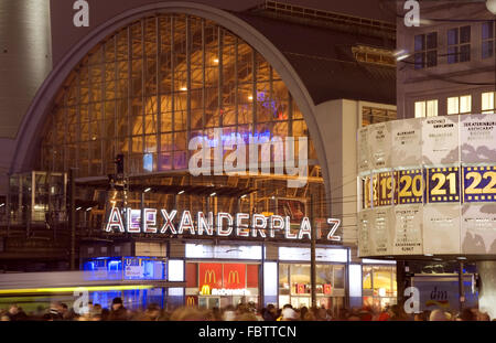 Berlin Alexanderplatz Foto Stock