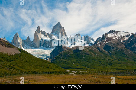 Fitz Roy mountain e la Laguna de los Tres, Patagonia, Argentina