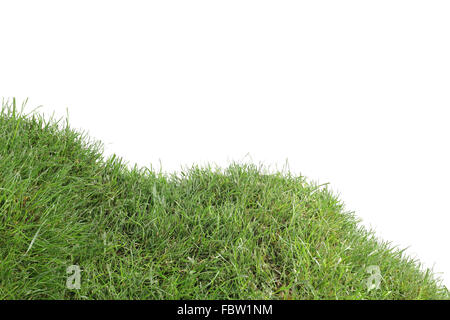 Grassy giù per la collina intaglio Foto Stock