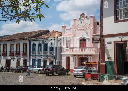 Teatro SESI Mariana, Rua Frei Durão, Mariana, Minas Gerais, Brasile Foto Stock