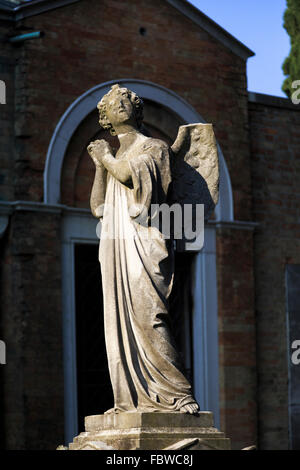 Statua di CemeterySan Michele, Venezia, Italia Foto Stock