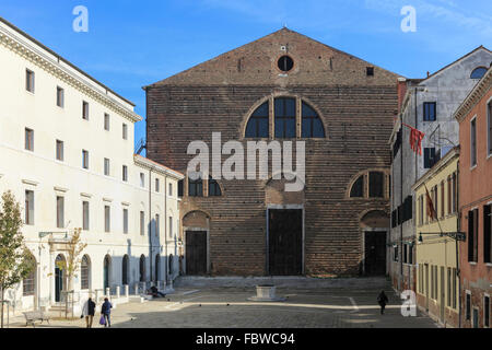 Chiesa benedettina di San Lorenzo, Venezia, Italia Foto Stock