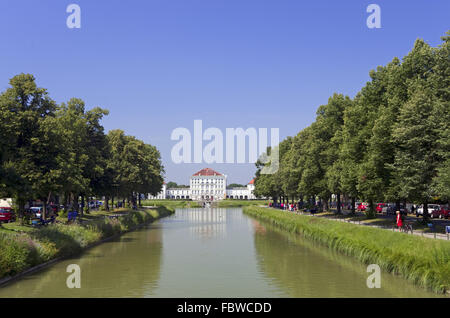 Il castello di Nymphenburg Monaco di Baviera Foto Stock