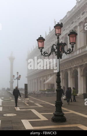 Dalla Piazzetta di Capri, Biblioteca Nazionale di St Marks, Venezia, Italia Foto Stock