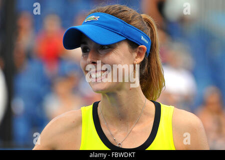 Melbourne, Australia. Xix gen, 2016. Australian Open di Tennis campionati. Alize Cornet (FRA) Credito: Azione Sport Plus/Alamy Live News Foto Stock