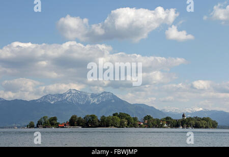 Lago di Chiemsee Foto Stock