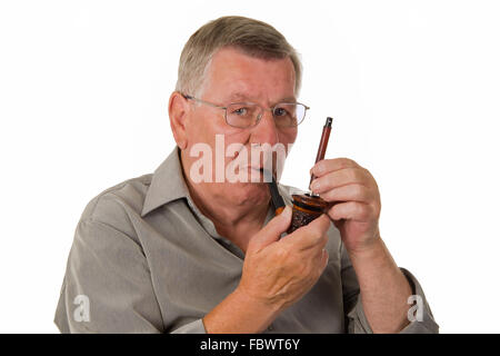 Vecchio tubo costipatore Foto Stock