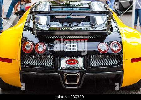 Una Bugatti Veyron al 2011 Rodeo Drive Concours in Beverly Hills California Foto Stock