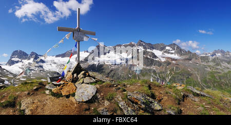 Il Piz R6 Nel Silvretta Foto Stock