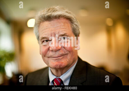 Joachim Gauck, Presidente Federale, diritti civili attivista, Pastore, Chiesa, fede, politici, DDR, Rostock, cittadino, libertà Foto Stock