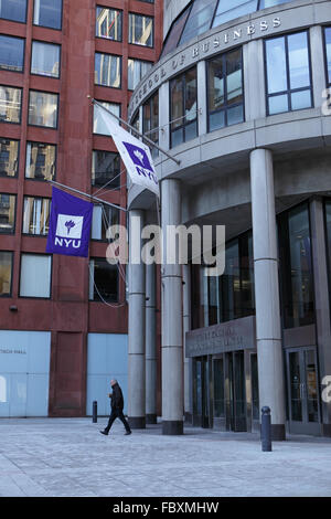 Henry Kaufman Management Center presso la New York University Stern School of Business di 44 West 4th Street, New York, NY 10012 Foto Stock