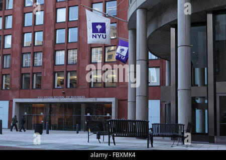 Henry Kaufman Management Center presso la New York University Stern School of Business di 44 West 4th Street, New York, NY 10012 Foto Stock