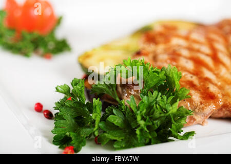 carne alla griglia Foto Stock